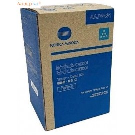 Картридж лазерный Konica Minolta TNP-81C | AAJW451 голубой 9000 стр