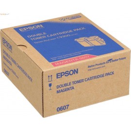 Картридж лазерный Epson S050607 | C13S050607 пурпурный 13000 стр