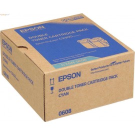 Картридж лазерный Epson S050608 | C13S050608 голубой 15000 стр