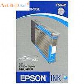 Картридж струйный Epson T5642 | C13T564200 голубой 110 мл