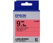 Картридж ленточный Epson LK-3RBP | C53S653001 черный на красном 9 мм 9 м