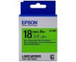 Картридж ленточный Epson LK-5GBF | C53S655005 черный на зеленом 18 мм 9 м