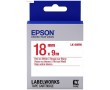 Картридж ленточный Epson LK-5WRN | C53S655007 красный на белом 18 мм 9 м