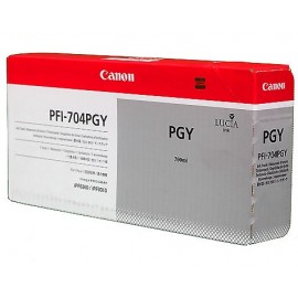 Canon PFI-704PGY| 3871B005 картридж струйный [3871B005] серый-фото 700 мл (оригинал) 