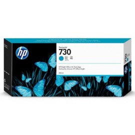 Картридж струйный HP 730F | 1XB27A голубой 300 мл