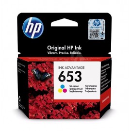 HP 653 | 3YM74AE картридж струйный [3YM74AE] цветной 200 стр (оригинал) 