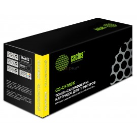 Картридж лазерный Cactus CS-CF362X желтый 9500 стр