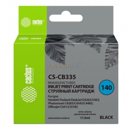Картридж струйный Cactus-PR CS-CB335 черный 17 мл