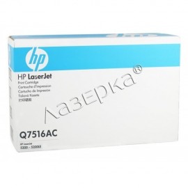 Картридж лазерный КОНТРАКТНЫЙ HP 16A | Q7516A черный 12000 стр