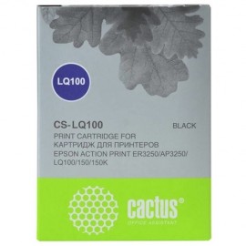 Cactus CS-LQ100 картридж матричный [Epson LQ-100 | C13S015032] черный 