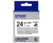 Картридж ленточный Epson LK-6WBVS | C53S656022 черный на белом 24 мм 9 м