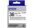 Картридж ленточный Epson LK-7WBVN | C53S657012 черный на белом 36 мм 9 м