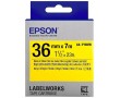 Картридж ленточный Epson LK-7YBVN | C53S657013 черный на желтом 36 мм 8 м