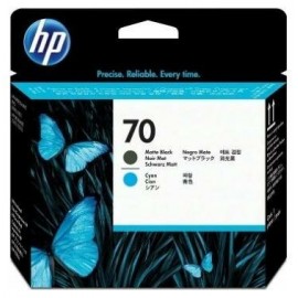 Печатающая головка HP 70 | C9404A голубой + матовый-черный 16000 стр