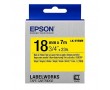 Картридж ленточный Epson LK-5YBVN | C53S655028 черный на желтом 18 мм 7 м