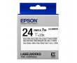 Картридж ленточный Epson LK-6WBVN | C53S656020 черный на белом 24 мм 8 м