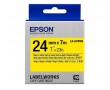Картридж ленточный Epson LK-6YBVN | C53S656021 черный на желтом 24 мм 7 м