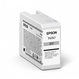 Картридж струйный Epson T47A | C13T47A700 серый 50 мл