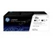 Картридж лазерный HP 35A | CB435AF черный 2 x 1500 стр