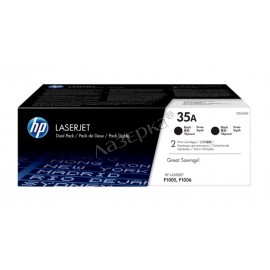 Картридж лазерный HP 35A | CB435AF черный 2 x 1500 стр