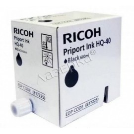 Краска для дупликатора Ricoh Type HQ40 | 817225 черный 5 x 600 мл