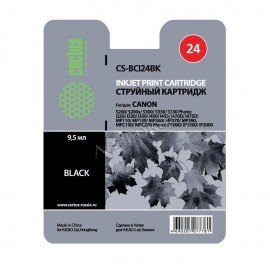 Картридж струйный Cactus CS-BCI24BK черный 9,2 мл