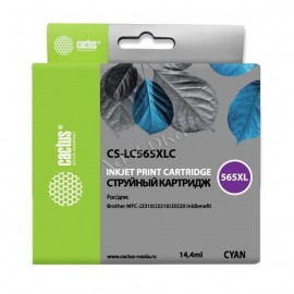 Картридж струйный Cactus-PR CS-LC565XLC голубой 14,4 мл