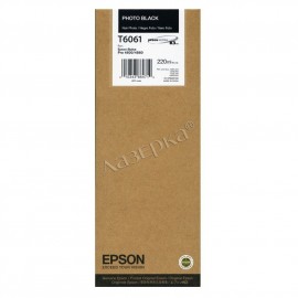 Картридж струйный Epson T6061 | C13T606100 черный 220 мл