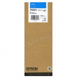 Картридж струйный Epson T6062 | C13T606200 голубой 220 мл