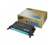 Картридж лазерный Samsung CLT-C508L | SU058A голубой 4000 стр