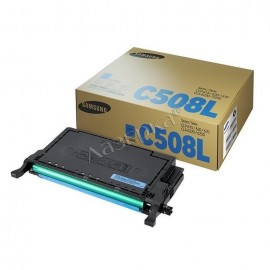 Картридж лазерный Samsung CLT-C508L | SU058A голубой 4000 стр