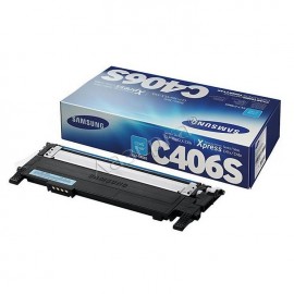Картридж лазерный Samsung CLT-C406S | ST986A голубой 1000 стр