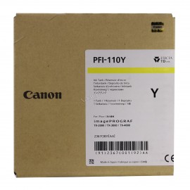 Картридж струйный Canon PFI-110Y | 2367C001 желтый 160 мл