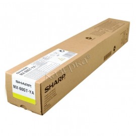 Картридж лазерный Sharp MX-60GTYA желтый 24000 стр