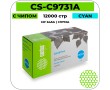 Картридж лазерный Cactus-PR CS-C9731AV голубой 13000 стр