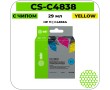 Картридж струйный Cactus CS-C4838 желтый 29 мл
