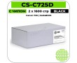 Картридж лазерный Cactus CS-C725D черный 2 x 1600 стр