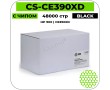 Картридж лазерный Cactus-PR CS-CE390XD черный 48000 стр