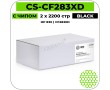 Картридж лазерный Cactus-PR CS-CF283XD черный 2 x 2200 стр