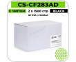 Картридж лазерный Cactus-PR CS-CF283AD черный 2 x 1500 стр
