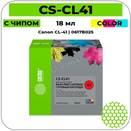 Картридж струйный Cactus CS-CL41 цветной 18 мл