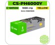 Картридж лазерный Cactus CS-PH6000Y желтый 1000 стр