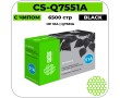 Картридж лазерный Cactus-PR CS-Q7551A черный 6500 стр