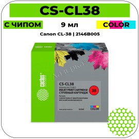 Картридж струйный Cactus CS-CL38 цветной 9 мл