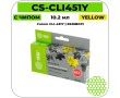 Картридж струйный Cactus-PR CS-CLI451Y желтый 9,8 мл