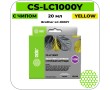 Картридж струйный Cactus CS-LC1000Y желтый 20 мл
