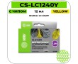 Картридж струйный Cactus CS-LC1240Y желтый 12 мл