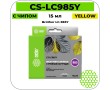 Картридж струйный Cactus CS-LC985Y желтый 15 мл