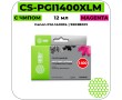 Картридж струйный Cactus CS-PGI1400XLM пурпурный 11,5 мл