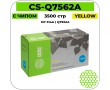 Картридж лазерный Cactus CS-Q7562A желтый 3500 стр